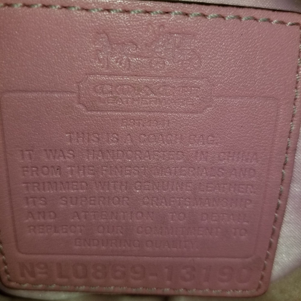 Authentic Coach Purse. Need Cleaning